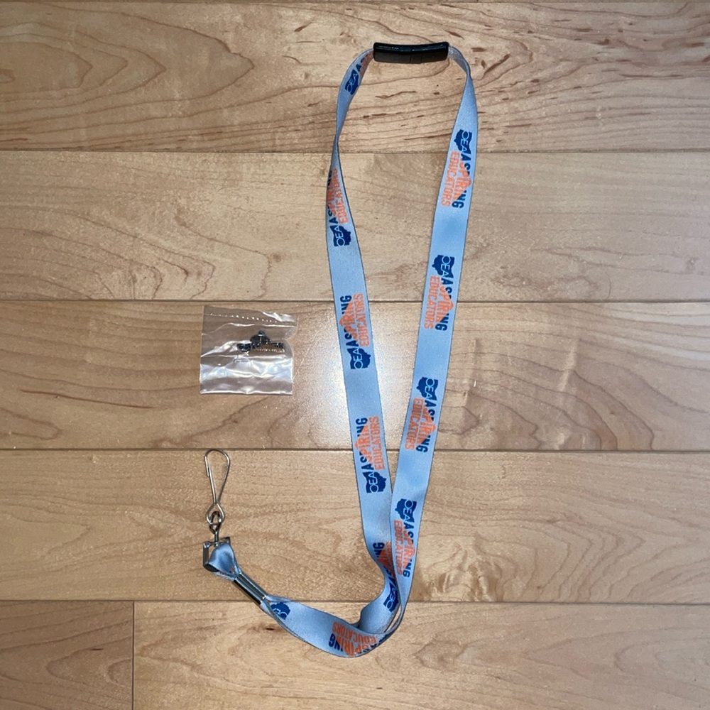 New! OEA Aspiring Educators lanyard and pin accessory Teacher Teachers